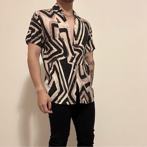 Zara Geometric Summer Shirt